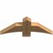 Ekena Millwork Bellingham Timber Gable Bracket, Western Red Cedar, 36"W x 13"H x 3 1/2"D x 5 1/2"F, 9/12 Pitch GBW036X13X0406BEL00SWR - alternate 4